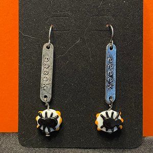 Spooky Spider Halloween Earrings